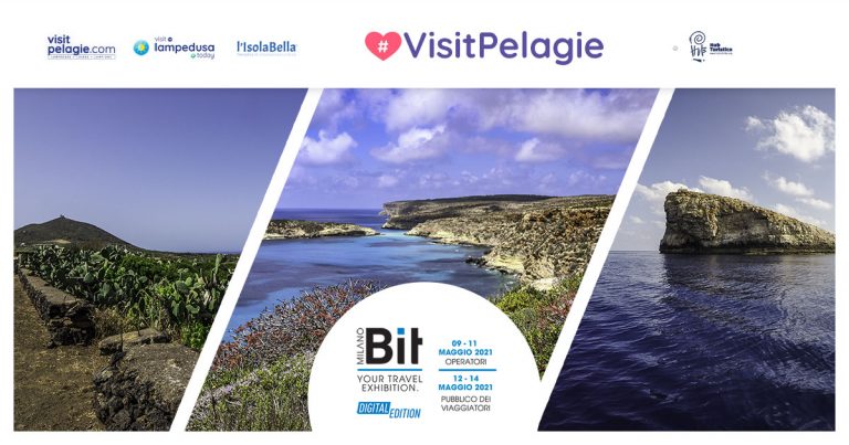 Le Isole Pelagie alla Bit Digital Edition 2021 con lo stand allestito da Hub Turistico Lampedusa